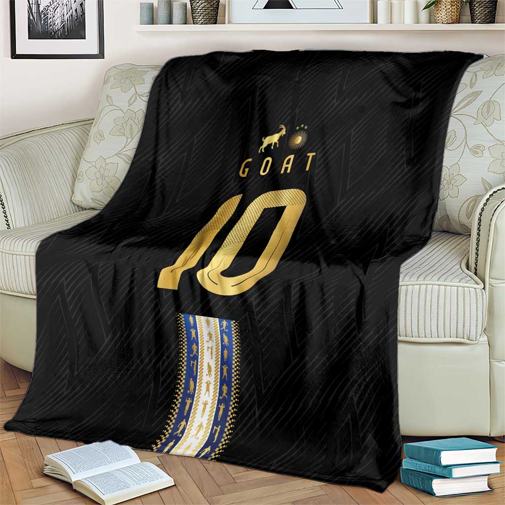 Argentina Football Blanket GOAT-Pride of La Albiceleste