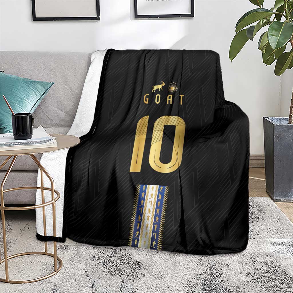 Argentina Football Blanket GOAT-Pride of La Albiceleste