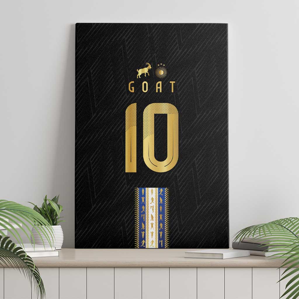 Argentina Football Canvas Wall Art GOAT-Pride of La Albiceleste