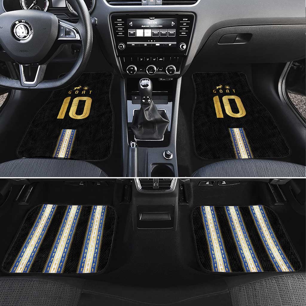 Argentina Football Car Mats GOAT-Pride of La Albiceleste