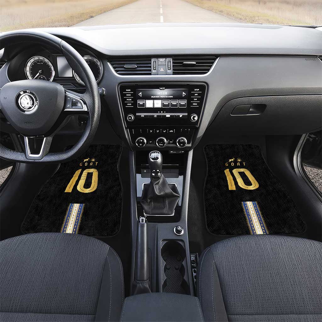 Argentina Football Car Mats GOAT-Pride of La Albiceleste