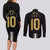 Argentina Football Couples Matching Long Sleeve Bodycon Dress and Long Sleeve Button Shirt GOAT-Pride of La Albiceleste