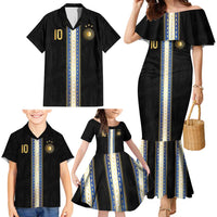 Argentina Football Family Matching Mermaid Dress and Hawaiian Shirt GOAT-Pride of La Albiceleste