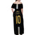 Argentina Football Family Matching Off Shoulder Maxi Dress and Hawaiian Shirt GOAT-Pride of La Albiceleste