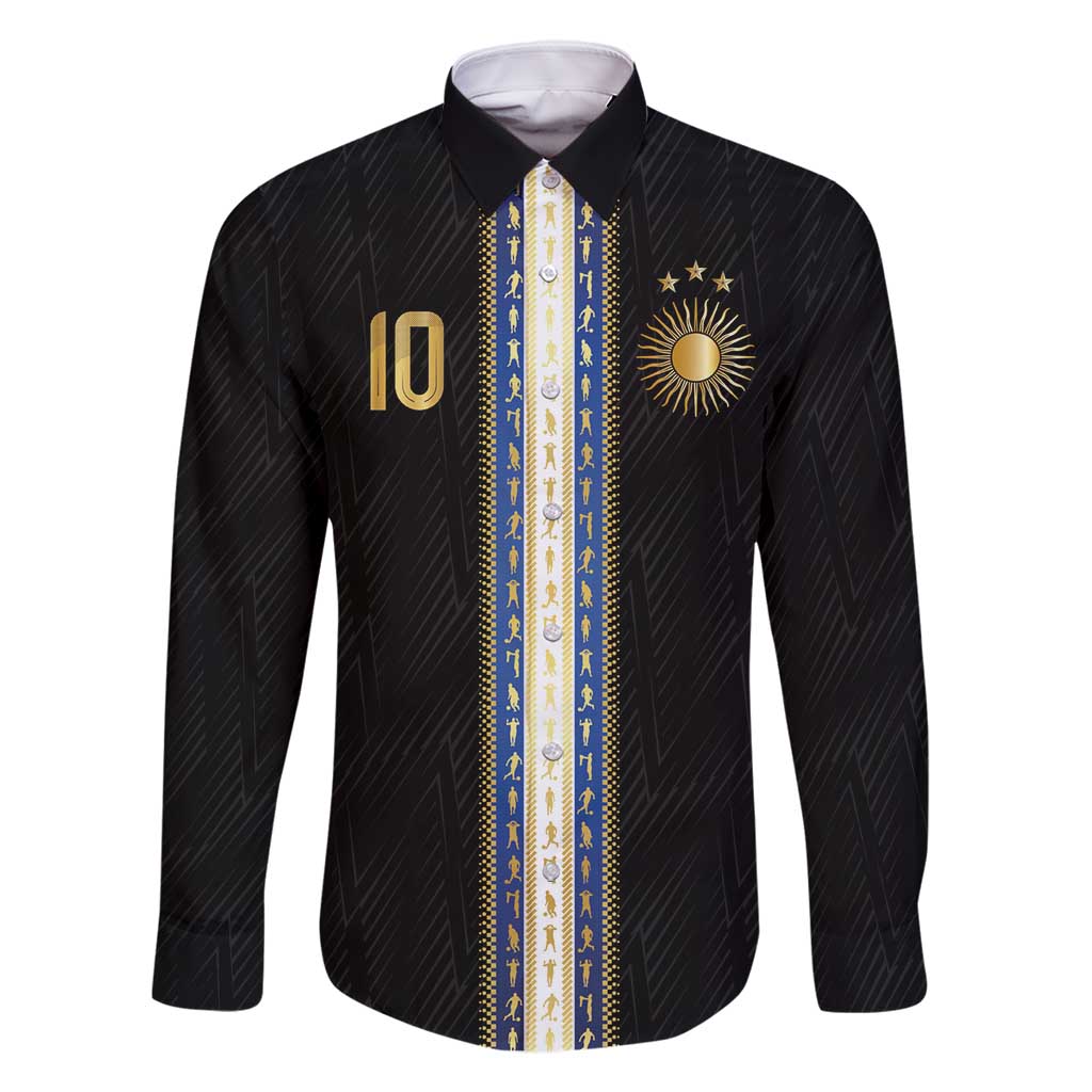 Argentina Football Family Matching Off Shoulder Short Dress and Hawaiian Shirt GOAT-Pride of La Albiceleste