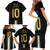 Argentina Football Family Matching Short Sleeve Bodycon Dress and Hawaiian Shirt GOAT-Pride of La Albiceleste