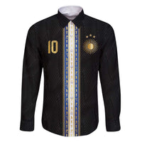 Argentina Football Family Matching Short Sleeve Bodycon Dress and Hawaiian Shirt GOAT-Pride of La Albiceleste