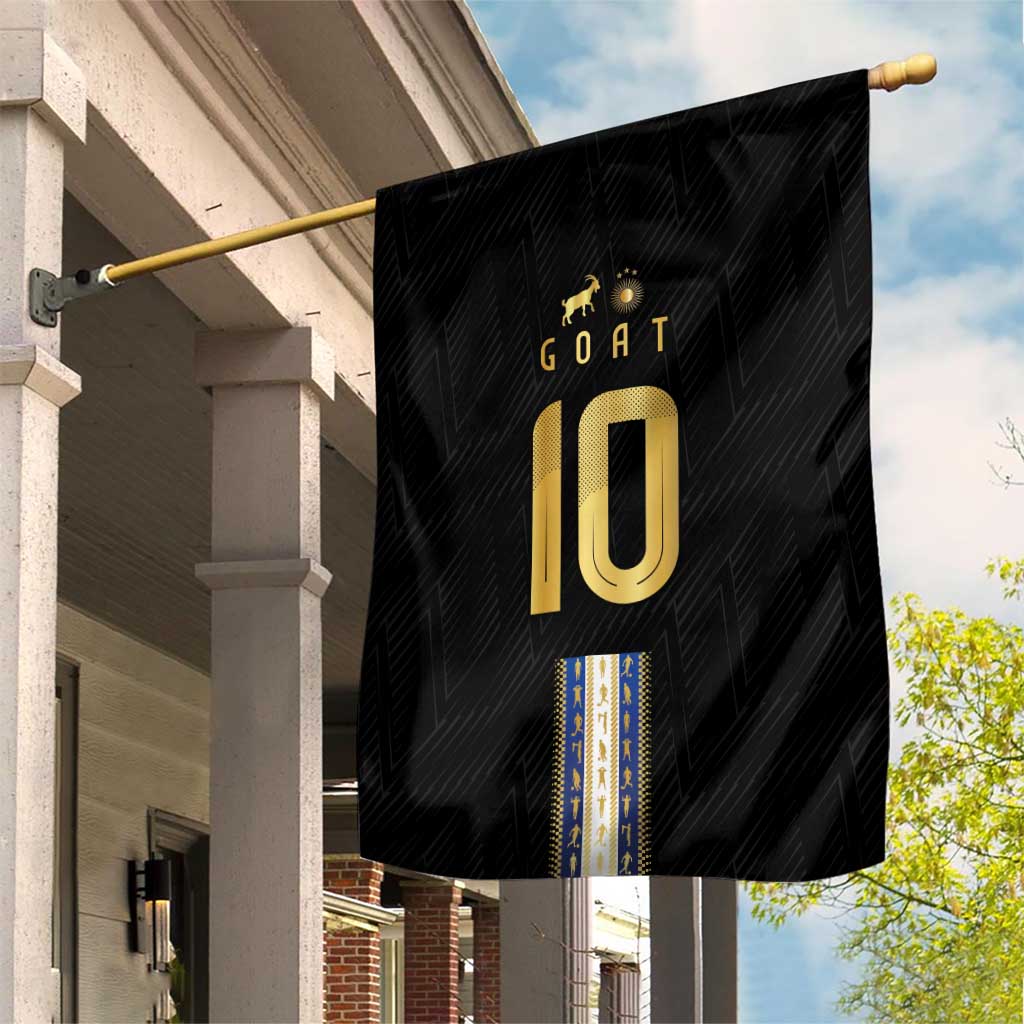 Argentina Football Garden Flag GOAT-Pride of La Albiceleste