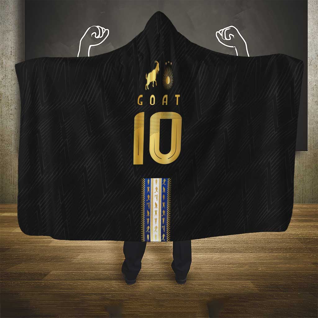 Argentina Football Hooded Blanket GOAT-Pride of La Albiceleste