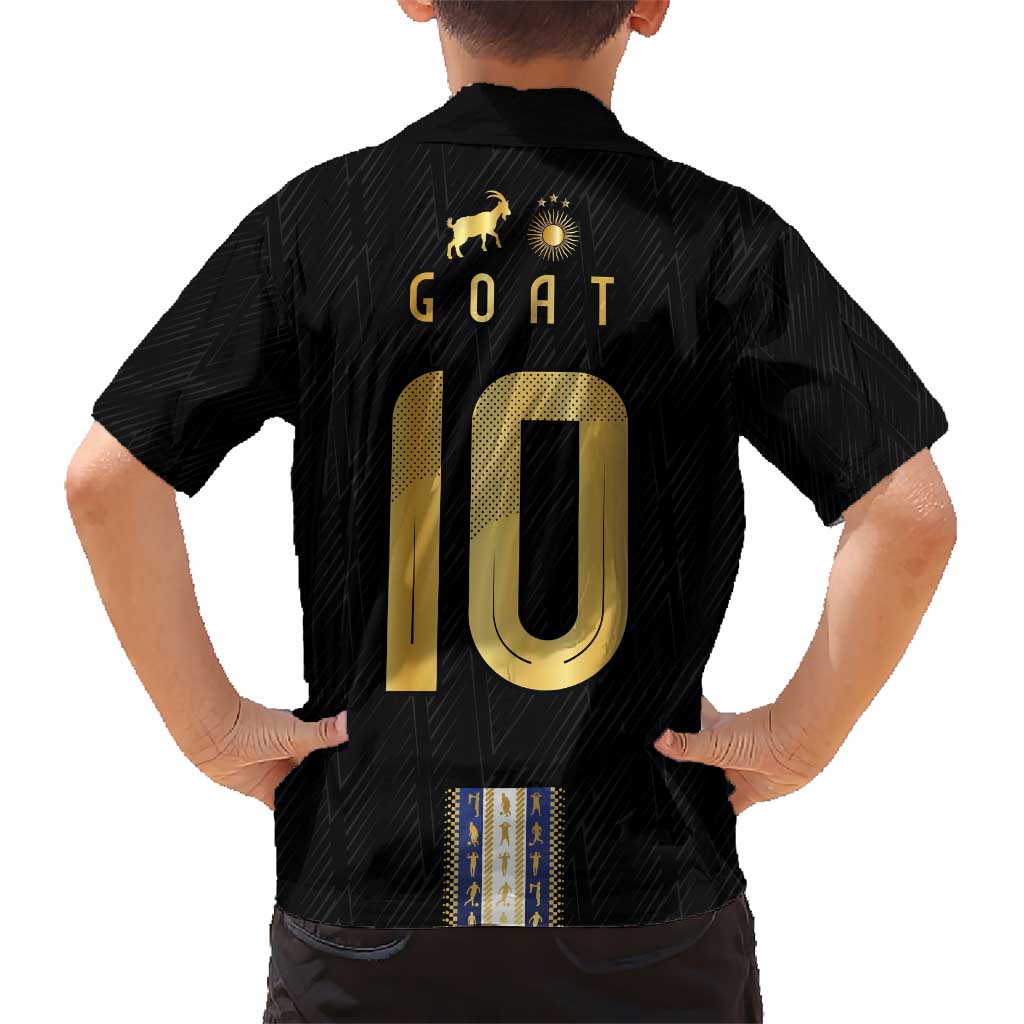 Argentina Football Kid Hawaiian Shirt GOAT-Pride of La Albiceleste
