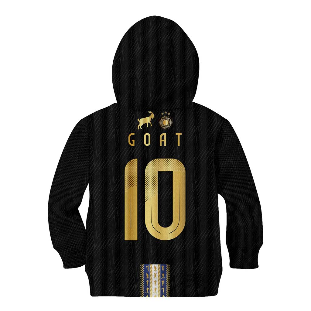 Argentina Football Kid Hoodie GOAT-Pride of La Albiceleste