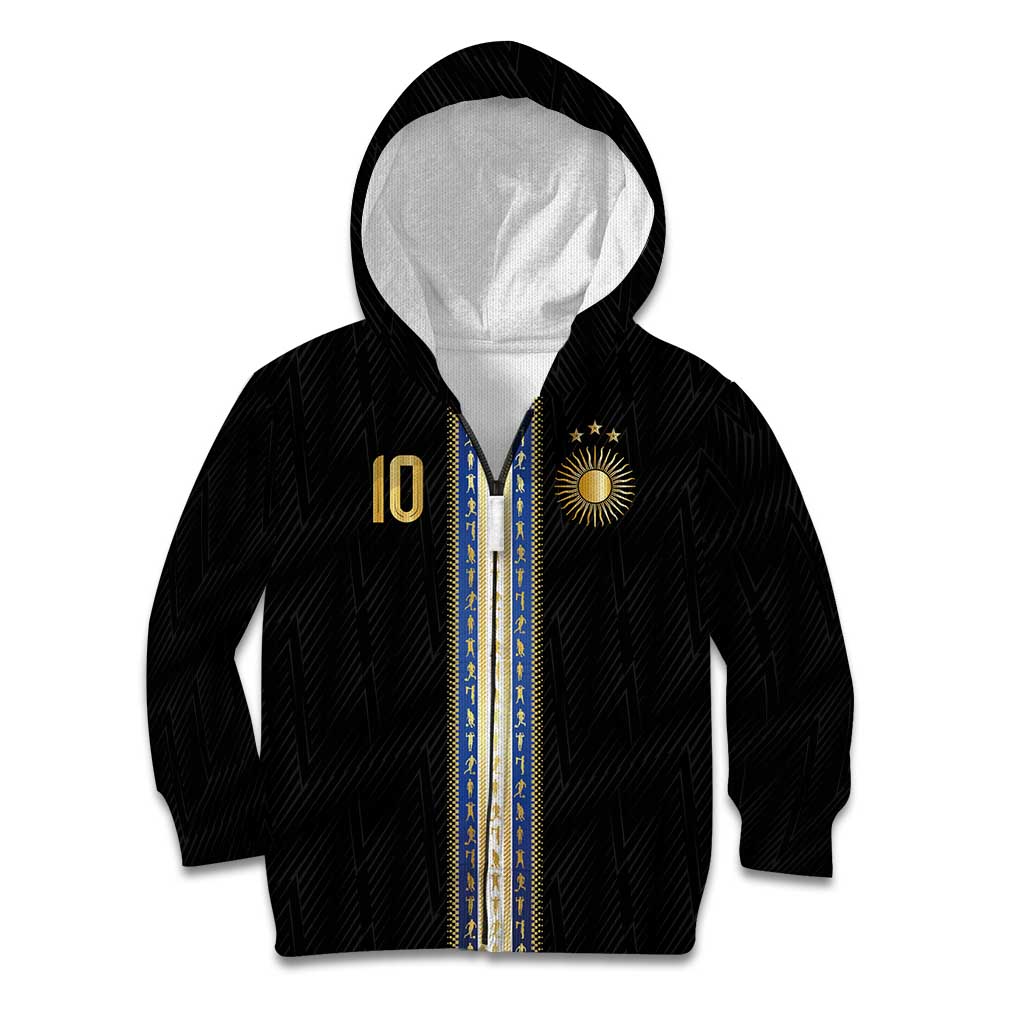 Argentina Football Kid Hoodie GOAT-Pride of La Albiceleste