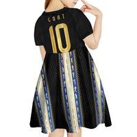Argentina Football Kid Short Sleeve Dress GOAT-Pride of La Albiceleste