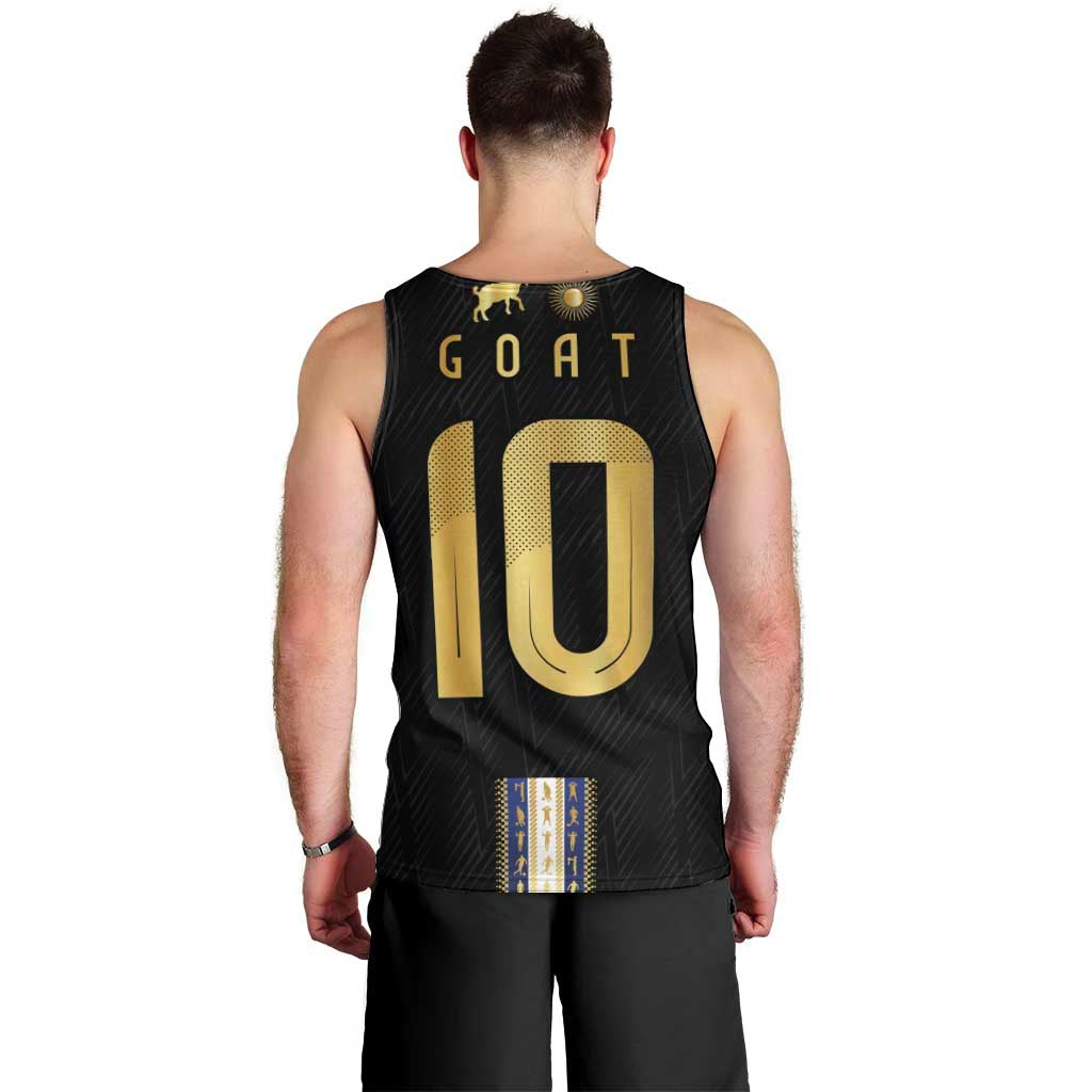 Argentina Football Men Tank Top GOAT-Pride of La Albiceleste