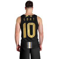 Argentina Football Men Tank Top GOAT-Pride of La Albiceleste