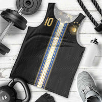 Argentina Football Men Tank Top GOAT-Pride of La Albiceleste