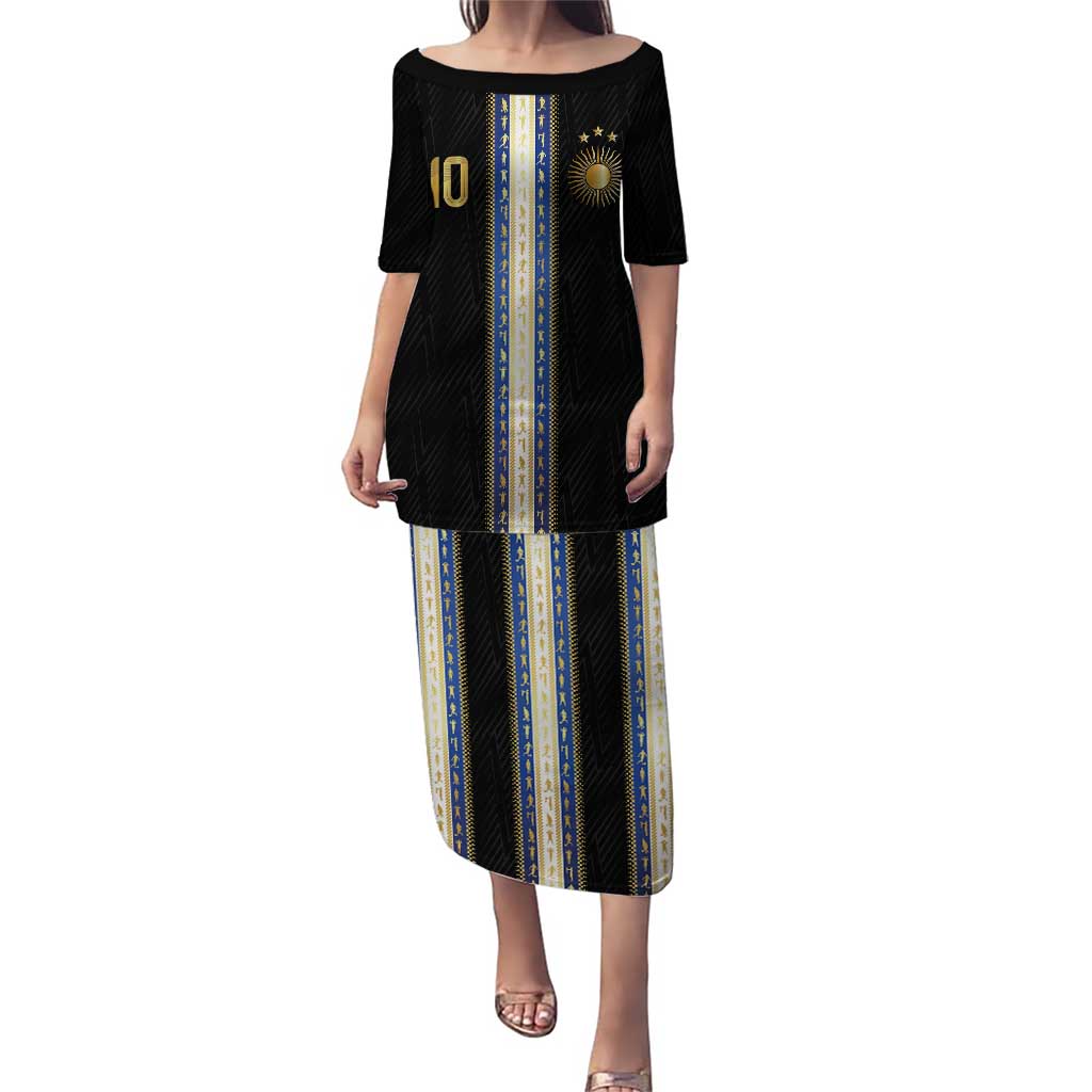 Argentina Football Puletasi GOAT-Pride of La Albiceleste