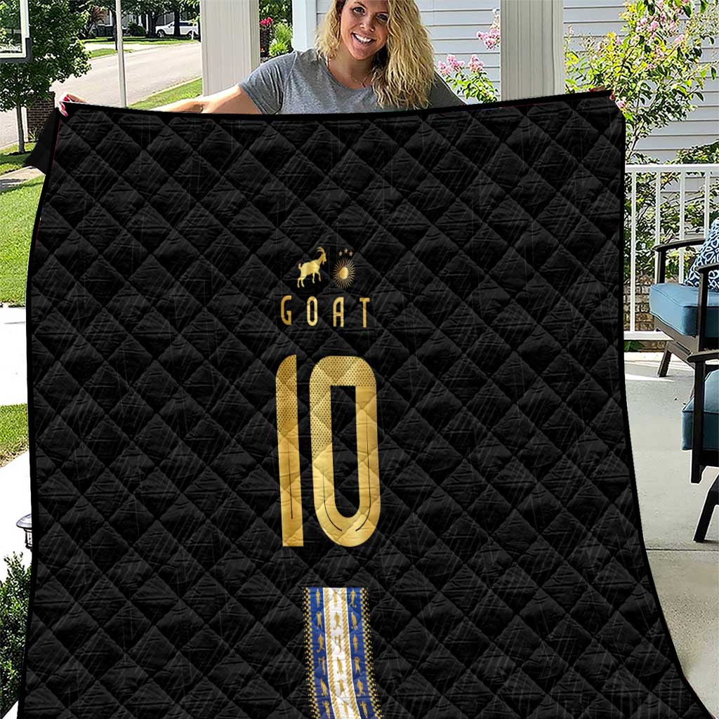 Argentina Football Quilt GOAT-Pride of La Albiceleste