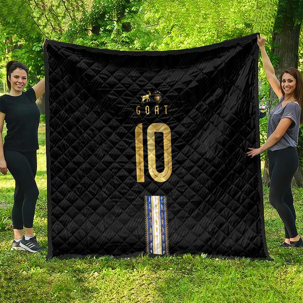 Argentina Football Quilt GOAT-Pride of La Albiceleste