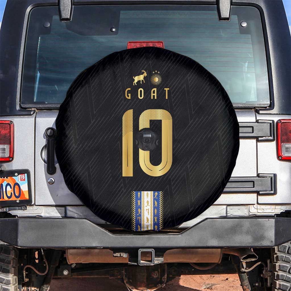 Argentina Football Spare Tire Cover GOAT-Pride of La Albiceleste
