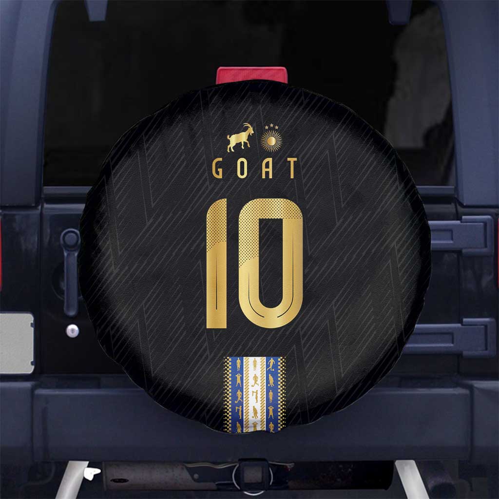 Argentina Football Spare Tire Cover GOAT-Pride of La Albiceleste
