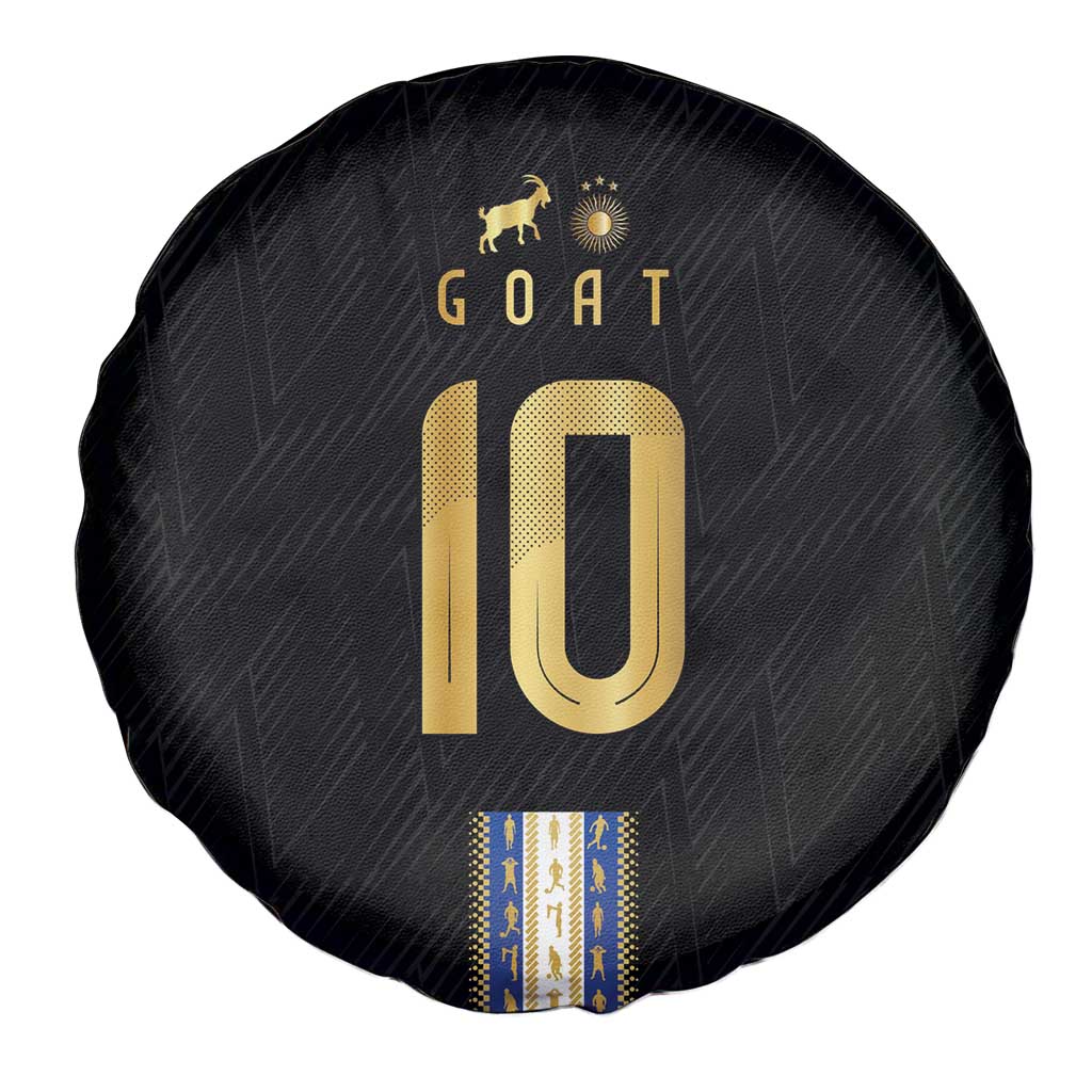 Argentina Football Spare Tire Cover GOAT-Pride of La Albiceleste