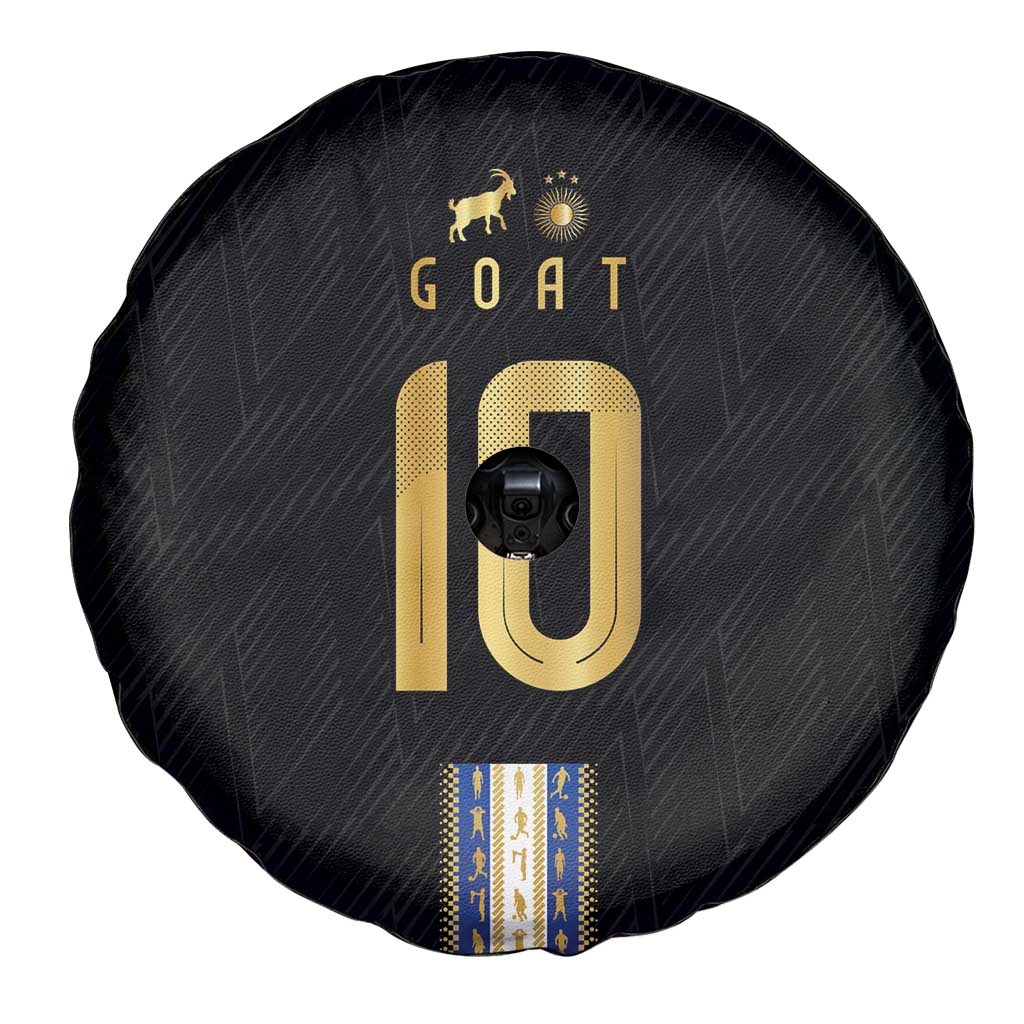 Argentina Football Spare Tire Cover GOAT-Pride of La Albiceleste