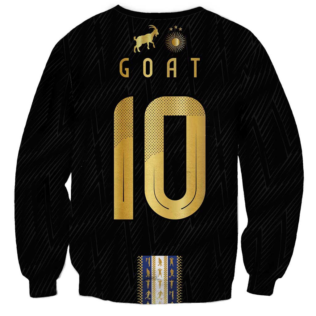 Argentina Football Sweatshirt GOAT-Pride of La Albiceleste