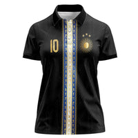 Argentina Football Women Polo Shirt GOAT-Pride of La Albiceleste