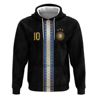 Argentina Football Zip Hoodie GOAT-Pride of La Albiceleste