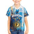Custom Argentina Football Family Matching Short Sleeve Bodycon Dress and Hawaiian Shirt La Albiceleste Marble Sky Version