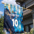 Custom Argentina Football Garden Flag La Albiceleste Marble Sky Version