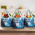 Custom Argentina Football Grocery Bag La Albiceleste Marble Sky Version