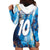 Custom Argentina Football Hoodie Dress La Albiceleste Marble Sky Version