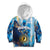 Custom Argentina Football Kid Hoodie La Albiceleste Marble Sky Version