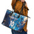 Custom Argentina Football Leather Tote Bag La Albiceleste Marble Sky Version