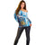 Custom Argentina Football Off Shoulder Sweater La Albiceleste Marble Sky Version