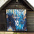 Custom Argentina Football Quilt La Albiceleste Marble Sky Version