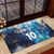 Custom Argentina Football Rubber Doormat La Albiceleste Marble Sky Version