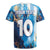Custom Argentina Football Rugby Jersey La Albiceleste Marble Sky Version