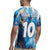 Custom Argentina Football Rugby Jersey La Albiceleste Marble Sky Version
