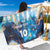 Custom Argentina Football Sarong La Albiceleste Marble Sky Version