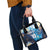 Custom Argentina Football Shoulder Handbag La Albiceleste Marble Sky Version
