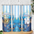 Custom Argentina Football Skinny Tumbler La Albiceleste Marble Sky Version