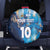 Custom Argentina Football Spare Tire Cover La Albiceleste Marble Sky Version