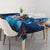 Custom Argentina Football Tablecloth La Albiceleste Marble Sky Version