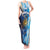 Custom Argentina Football Tank Maxi Dress La Albiceleste Marble Sky Version