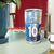 Custom Argentina Football Tumbler Cup La Albiceleste Marble Sky Version