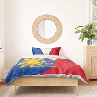 Philippines Independence Day Bedding Set Araw ng Kalayaan Polynesian Sun and YAKAN Pattern