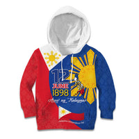 Philippines Independence Day Kid Hoodie Araw ng Kalayaan Polynesian Sun and YAKAN Pattern